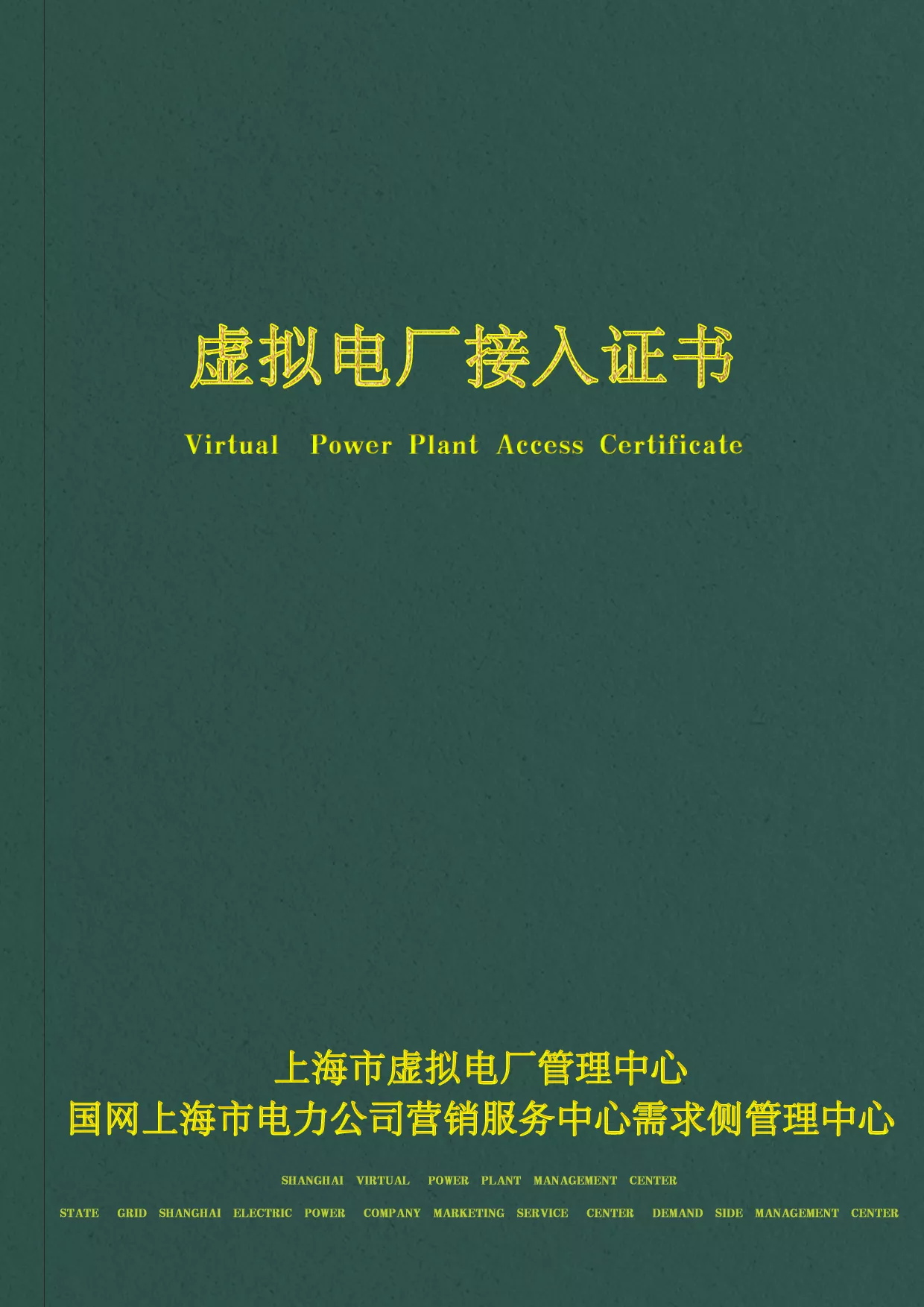 上海市虚拟电厂运营商